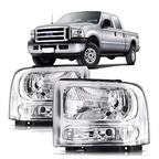 Farol F250 | F350 | F4000 | 2006 a 2015 | Cromado | Original Valeo