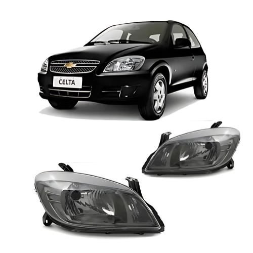 Farol Celta | Prisma | 2007 a 2015 | Cromo Cinza | Original Arteb