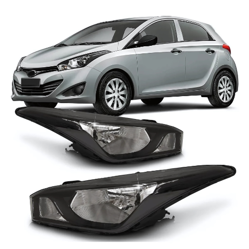 Farol HB20 | HB20S | 2012 a 2019 | Máscara Negra | Original Arteb