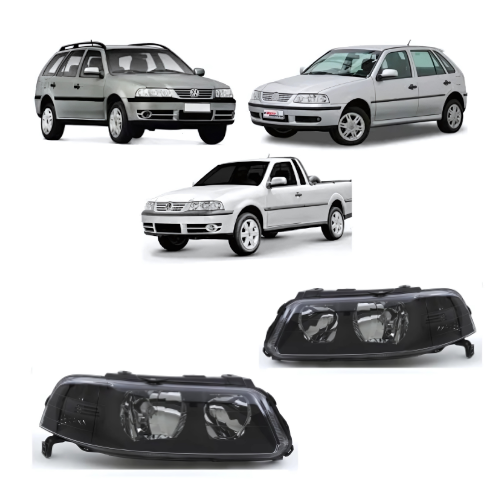 Farol Gol | Parati | Saveiro | G3 | Mascara negra | Original Arteb