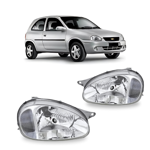 Farol Corsa | 2000 a 2010 | Carcaça Cinza