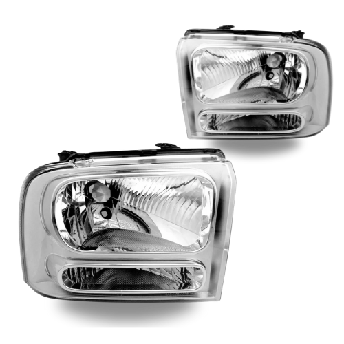 Farol F250 | F350 | F4000 | 2006 a 2015 | Cromado | Original Valeo