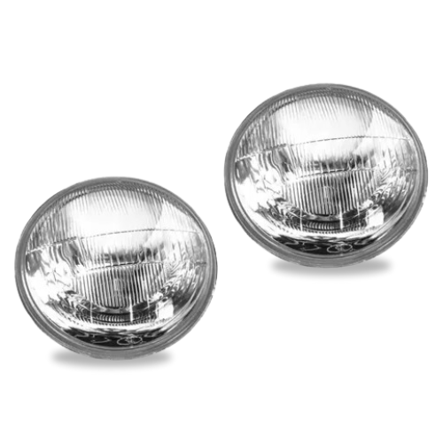 Farol Sealed Beam 045 | Fusca | Jeep |  Iluminação Clássica e Potente para Veículos Antigos - Fortluz