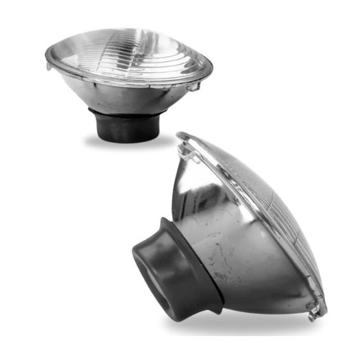 Farol Sealed Beam 045 | Fusca | Jeep |  Iluminação Clássica e Potente para Veículos Antigos - Fortluz