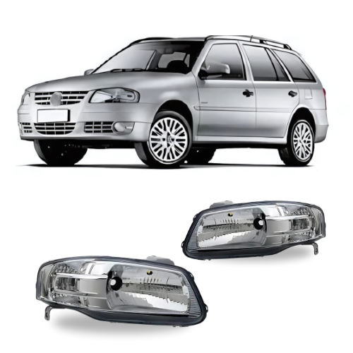 Farol Gol | Parati | Saveiro | G4 | Máscara Cromada | Original Arteb