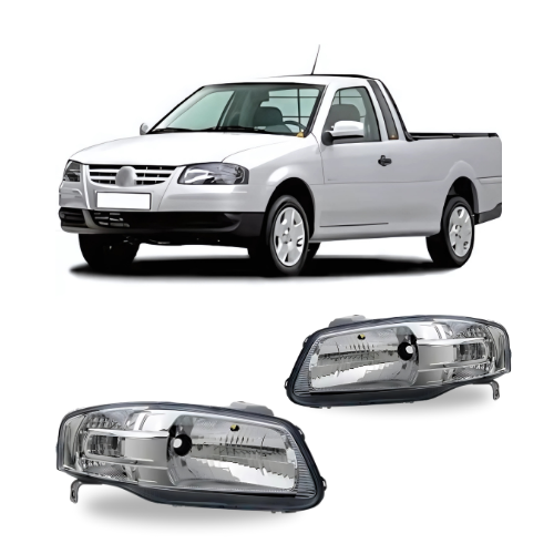 Farol Gol | Parati | Saveiro | G4 | Máscara Cromada | Original Arteb