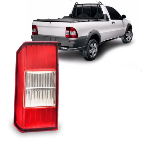 Lanterna | Tampa Traseira | Strada | 2008 a 2013 | JCV